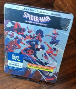 Spider-man: Across the Spider-Verse Steelbook (4K+Blu-ray-No Digital)-Free S&H - Picture 1 of 7