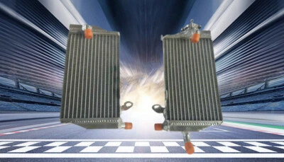 ALUMINUM RADIATOR FOR Aprilia MXV 450 MXV450 08-15 2008 2009 2010 2011 2012 2013 - Image 1 of 4