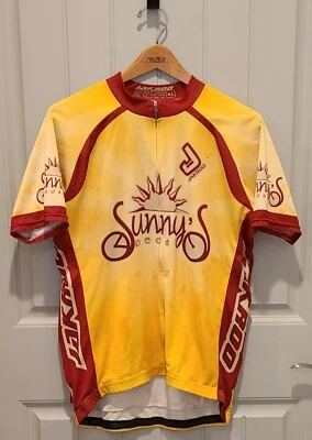 Camiseta deportiva de ciclismo Sunny's Pedal XL JAKROO para hombre manga corta hecha en EE. UU. Foto 1 de 4