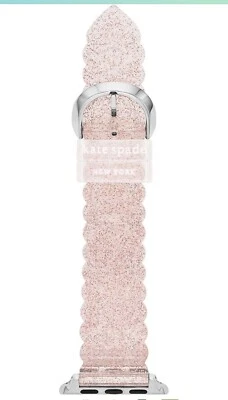 Kate Spade New York Apple Watch 38/40/41mm Band Pink Glitter NEW - Image 1 of 4