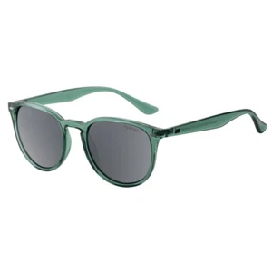 DIRTY DOG RACOON 53820 POLARISED SUNGLASSES CRYSTAL LIGHT GREEN / GREY - Picture 1 of 3