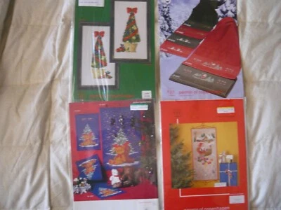 LOT of FOUR (4) PERMIN OF COPENHAGEN CROSS STITCH CHRISTMAS PATTERN BOOKLETS - Image 1 of 4