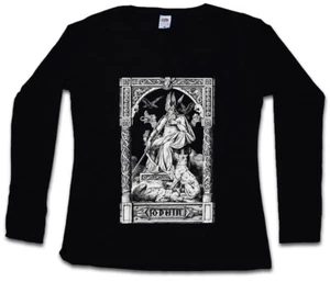 ODHIN VIKING DAMEN LANGARM T-SHIRT Odin Thor Loki Midgard Ragnarök Valhalla - Picture 1 of 1