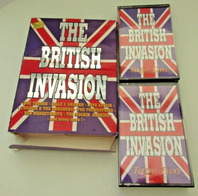 THE BRITISH INVASION - Various Artists  Double Cassette Tape TTMC078 - Image 1 of 4