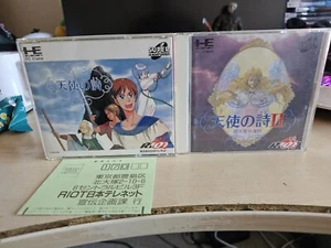 Tenshi No Uta I 1 and 2 II PC Engine Super CD-Rom Turbo GRFX TG16 - Picture 1 of 6