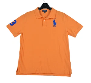 Polo Ralph Lauren Polo Shirt Boys XL (18-20) Orange Big Pony Logo - Picture 1 of 7