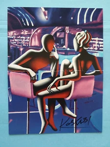 Kostabi (Mark) ARTIST Signed autographed Gallery card 6x8 Rare Item ! - Picture 1 of 4