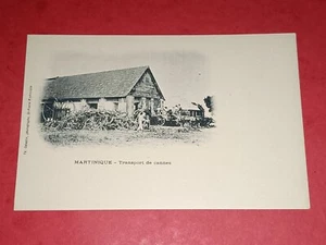 CPA MARTINIQUE - Transport de cannes - Imagen 1 de 2