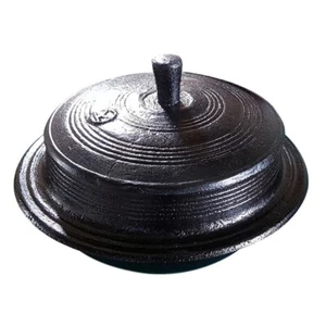 Handgefertigter koreanischer traditioneller dicker Gusseisen Topf Reis Gamasot 9,4" (24cm) - Bild 1 von 6