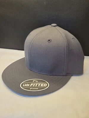 Sombrero de carbón ajustado Grandslam con tapas en blanco 7-1/8, nuevo con etiquetas, envío gratuito  Foto 1 de 4