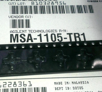 1 Stück MSA-1105 MMIC Amplifier 50MHz-1.3GHz 12dB 550mW Agilent (M1480) - Bild 1 von 2