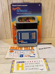 VTG 1984 Texas Instruments Speak & Math in Original Box And Instructions Works * - Picture 1 of 10