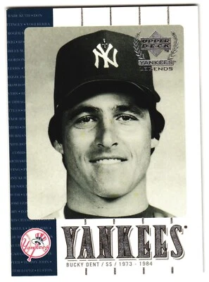 Bucky Dent 2000 Upper Deck MLB Card #25 - Image 1 of 2