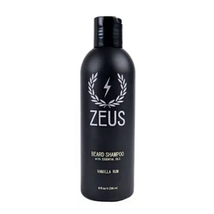 Zeus shampoo barba lavaggio vaniglia rum 8 fl oz stop fiocchi di prurito lievi e calmanti - Foto 1 di 5