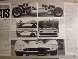 # ARTICOLO RITORNA A.T.S. - NUOVO PROTOTIPO ATS 1000 -- 1968 VEDI ALTRI - Foto 1 di 3
