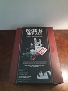 Poker & Dice Set George Hardy Group Fine Quality Games - Picture 1 of 5