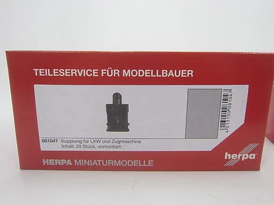 Herpa 081047 Kupplungsmaul für LKW und Zugmaschinen Inhalt: 20 Stück 1:87 NEU