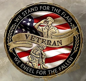 24 Challenge Coins BRAND NEW USA-Never Forget | Stand For The Flag - Picture 1 of 3
