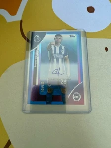 Topps Premier League 2025/2026 EVAN FERGUSON BLUE PARALLEL AUTO /150 HOBBY BOX - Picture 1 of 2