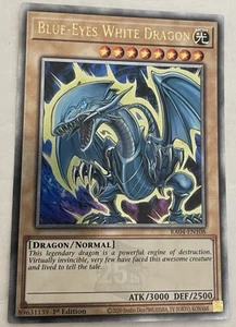 Blue-Eyes White Dragon RA04-EN108 Quarter Century Secret Rare Alt Art YuGiOh - Picture 1 of 1