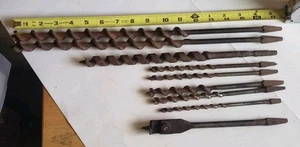 Vintage Irwin Schneckenbohrer Set 9 verschiedene Größen - Bild 1 von 4