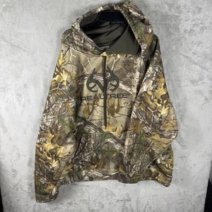Felpa con cappuccio mimetica vero albero pullover uomo 3XL mimetica caccia outdoor - Foto 1 di 10