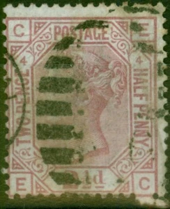 GB 1876 2 1/2d Rosy Mauve SG141 Pl.4 usato in ottime condizioni (2) - Foto 1 di 1