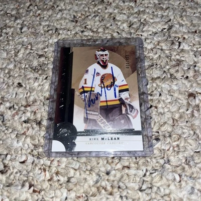 Artefactos 2016-17/499 Kirk McLean firmado #147 Vancouver Canucks Foto 1 de 2