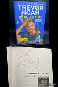TREVOR NOAH SIGNED | ‘BORN A CRIME’ BOOK | FREE SHIPPING - Picture 1 of 7
