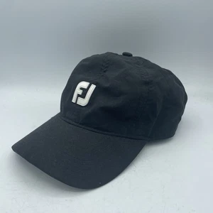 Footjoy Dryjoys Golf Hat Cap Adjustable Black - Picture 1 of 8
