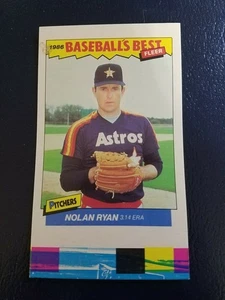 Nolan Ryan Houston Astros 1986 Fleer Baseball's Best Proof Oddball - Picture 1 of 4