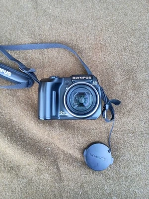 Olympus SP Series SP-500 UZ 6 MP Digital Camera Digicam - Black TESTED & Works - Image 1 of 4