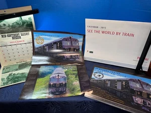 Lote mezcla vintage de calendarios de tren - Imagen 1 de 5