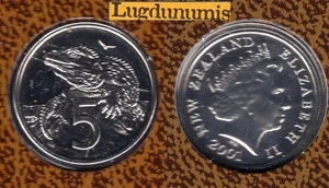 Nouvelle-Zélande 5 Cents 2001 BU FDC Tuatara Elisabeth II New Zealand - Picture 1 of 1