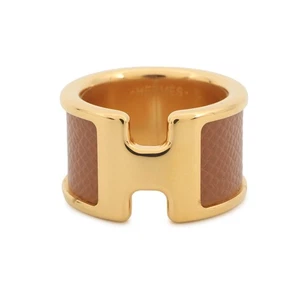 HERMES Orump Ring Größe GM/S Epsom/Metall Gold - Bild 1 von 9