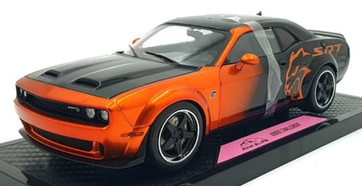 Jada Pink Slips escala 1/18 35722 - Dodge Challenger - Met. Laranja/preto - Imagem 1 de 4