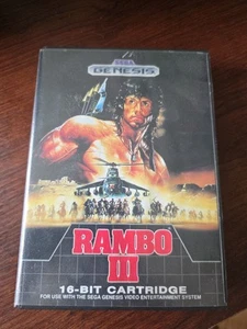 Rambo III 3 (Sega Genesis, 1989) Completo - Foto 1 di 3