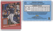2020 Panini Donruss Retro 1986 Materials Red /99 Freddie Freeman #86M-FF