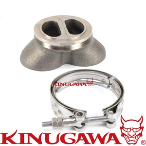 Doble scroll Carcasa de la turbina Brida de banda en V de entrada Fit Tial GT30 GT35 813444-0001 - Imagen 1 de 2