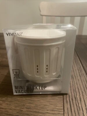 Vivitar Bullseye Playground 2023 Mini Desktop Vacuum White NEW Target Exclusive - Image 1 of 4