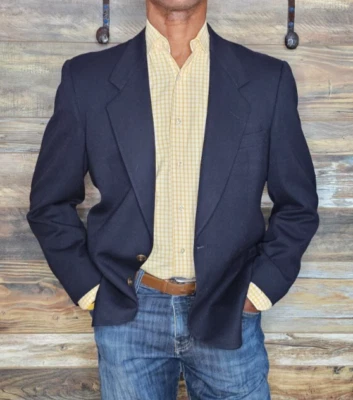 Vintage Pierre Cardin Wool Custom Cardin Buttons Blazer Jacket 40R - Image 1 of 4