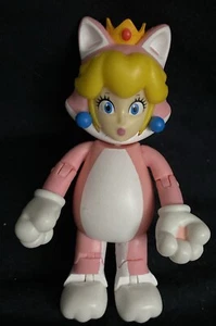 Figura de acción Jakks Pacific Nintendo Super Mario Cat Peach 4" 2021 - Imagen 1 de 2