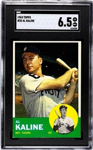 SGC 6.5 - 1963 Topps # 25 Al Kaline Detroit Tigers HOF - Picture 1 of 2