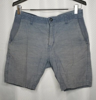 VOLCOM MEN'S WALK SHORTS BLUE STRIPE 32 - Image 1 of 4