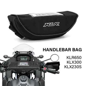 Handlebar bag Travel Tool bag For Kawasaki KLR650 Adventure ABS KLX300 KLX230S - Picture 1 of 18