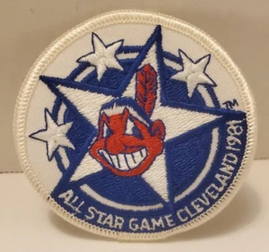 1981 - Baseball ALL STAR Game - Jersey / Jacket PATCH - CLEVELAND INDIANS - Picture 1 of 2