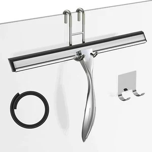 Stainless Steel Shower Squeegee – Streak-Free Cleaning Tool for All Surfaces - Picture 1 of 7