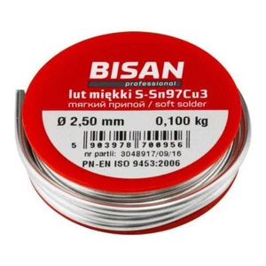 100/250g of Lead Free Plumbing Plumbers Solder Wire Soft S-Sn97Cu3 - Picture 1 of 4