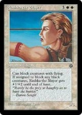 Rashka the Slayer x4  Homelands MtG  LP to NM