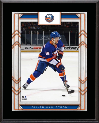 Oliver Wahlsrtrom New York Islanders 10.5" x 13" Sublimated Player Plaque Cover